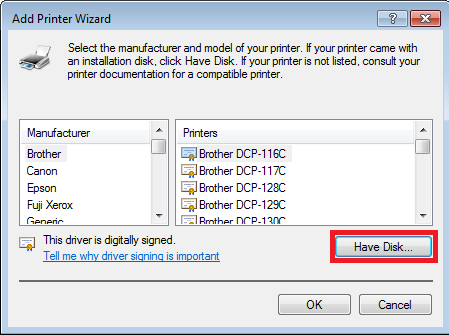 Have Driver Disk